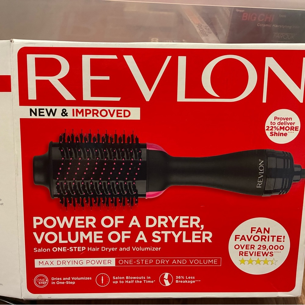 Revlon Black and Pink Hair Dryer and Volumizer